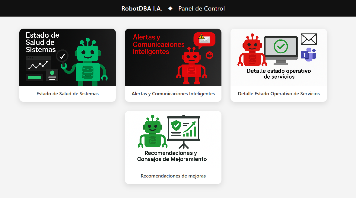 Panel Robot DBA